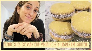 ALFAJORES DE MAICENA VEGANOS Y SIN GLUTEN [upl. by Adnalu737]