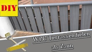 ⏩ Balkon o Terrassen Geländer selber bauen  Schritt für Schritt Tutorial [upl. by Anaert]