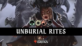 The BEST UNBURIAL RITES HISTORIC DECK  MTG Arena [upl. by Havot206]