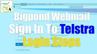 Bigpond Webmail Login  How To Login Sign In To Telstra [upl. by Amaras]