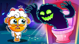 Monster In The Toilet Song 🚽👻 Funny Kids Songs by Lamba Lamby [upl. by Acima447]