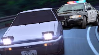 Police Chases With EUROBEAT Doctor Love [upl. by Airdni514]