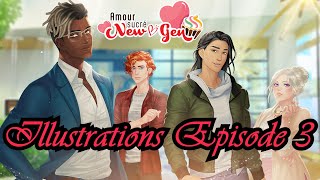 📷Amour Sucré New Gen🧁 Illustrations Episode 3 [upl. by Colette993]