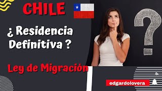 Residencia Definitiva en Chile migracion [upl. by Faletti]