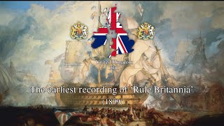 Rule Britannia  First Recording of the Song 1899 [upl. by Eardnaed218]