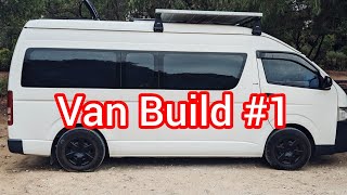 Toyota Hiace campervan conversion part 1 Removing seats amp wheelchair lift [upl. by Adnilem]