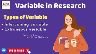 Types of Variable  Intervening Variable  Extraneous Variable  08 DesertRosePsychics [upl. by Deron]