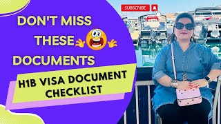 H1B Visa Documents CheckList 2022  BEST ADVICE FOR H1B DOCUMENTATION UNDER 10 MIN H1B VISA PROCESS [upl. by Yelkao]