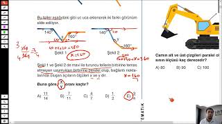 3ACİL YAYINLARI GEOMETRİNİN İLACI Doğruda Açılar Test 3 [upl. by Anwahsit]