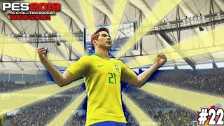 PES 2019  RUMO AO ESTRELATO 22  FINALMENTE JOHN JR ESTREIA PELA SELEÇÃO😎🔥 [upl. by Adalbert]