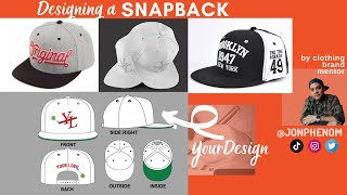 How do I design a snapback Hat  Clothing Brand [upl. by Anier]