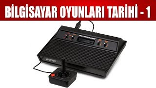 BİLGİSAYAR VE KONSOL OYUNLARI TARİHİ 1  1990 ÖNCESİ [upl. by Anatlus]