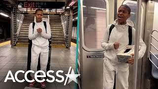 American Idol Winner Just Sam Back To Singing In Subways For Money [upl. by Daitzman]