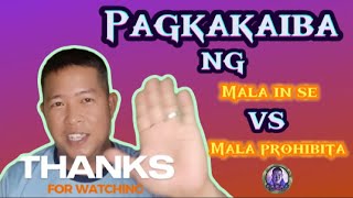 Pagkakaiba ng Mala in se vs Mala prohibita paraktutorialvideos Vlog  21 [upl. by Annaynek630]