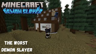 I Became The Worst Demon Slayer EVER Minecraft Mod [upl. by Nyladnek]