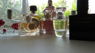 Novos Perfumes da coleçao Guerlain Molinard Fragonard Yves Rocher Madonna [upl. by Eiliab]