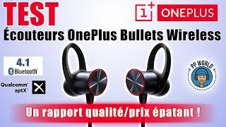 TEST des Ecouteurs OnePlus Bullets Wireless 69 Euros [upl. by Raffaello]