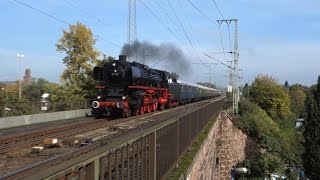 Dampflok 01 150  60er70erJahreDZug AKESonderfahrt Aachen  Bacharach bei Wiesbaden [upl. by Pejsach]