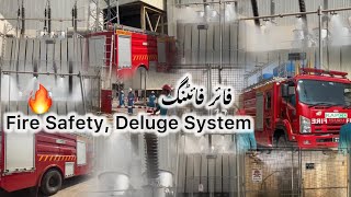 Testing of Deluge Fire Protection System  Fire Hazard Fire Fighting  Safety First Safety For Life [upl. by Ielirol564]