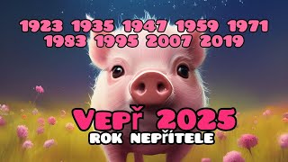 Vepř predikce 2025 výkladkaret [upl. by Poulter754]