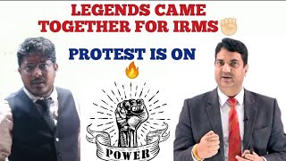 IRMS PROTEST IS ON FAST MODE DHANDE SIR CALLS FOR SUPPORT FROM MADE EASYDHANDE SIRIRMS PROTEST [upl. by Kalil]