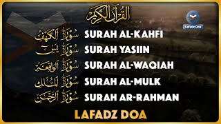 Murottal AlQuran Merdu  Murottal Ngaji Merdu Surat Al Kahfi ArRahman AlMulk Yasin AlWaqiah [upl. by Jankell]