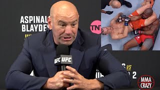 Dana White Reacts to Paddy Pimblett DEFEAT Bobby King Green at UFC 304 [upl. by Ursala]