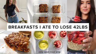 3 high protein breakfasts that helped me lose 42 lbs [upl. by Templia315]