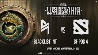 Dota 2 SFpos4 FBZGhostArmelDJ vs Blacklist  PGL Wallachia CQ anonimdt [upl. by Notlrahc119]