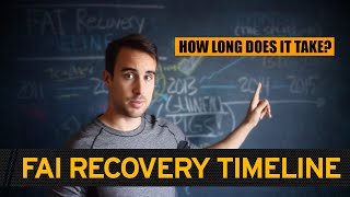 MY HIP RECOVERY TIMELINE how long does it take to recover from FAI [upl. by Manya529]