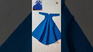 ✨ new style gown cutting and stitching hack 💕 gown designfashion dress viralshortvideo ❤️ [upl. by Gnov]