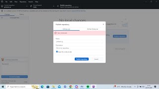 Fixed Error – Bad Credentials – Publish Repository – GitHub [upl. by Fitzhugh]