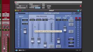 Sonnox Oxford Limiter V2 사용 설명 [upl. by Attaynek]