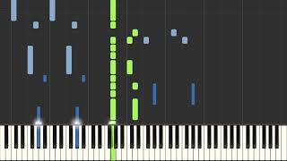 The Mandalorian  Main Theme Piano Tutorial Synthesia Patrik Pietschmann [upl. by Ellehcim615]