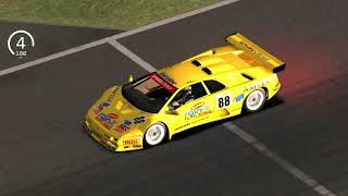 1996 JGTC Lamborghini Diablo Jota P01 GT300 2279 on logitech gamepad [upl. by Onilecram]