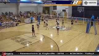 Summertown High School vs Loretto High School  Volleyball  832024 Summertown Smackdown [upl. by Anircam975]