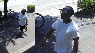 Man sought in daytime severe beating of woman in Pompano Beach [upl. by Sehguh]