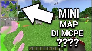 CARA PASANG MINI MAP DI MCPE [upl. by Ellinej892]