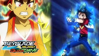 Valt vs Rashad  CLIP  Beyblade Burst QUADDRIVE [upl. by Kristian]