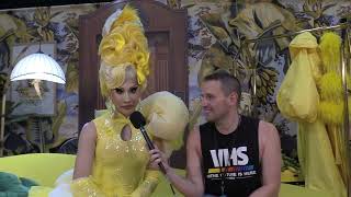 Nymphia Wind Interview WERRRK coms Coverage of RuPauls DragCon LA 2024 [upl. by Ys260]