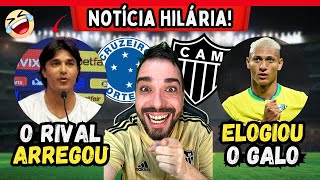 🤣 CRUZEIRENSE ARREGOU PARA O GALO 😍 RICHARLISON INCRÍVEL [upl. by Asilet]