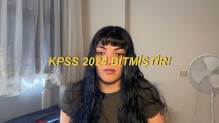 KPSS 2024 BİTMİŞTİR [upl. by Chally632]