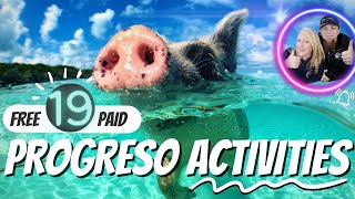 THINGS TO DO IN PROGRESO MEXICO  19 Free and Paid Activities [upl. by Yecad]