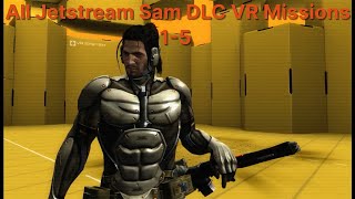 Jetstream Sam DLC  All 1  5 VR Missions  Metal Gear Rising Revengeance [upl. by Katha]