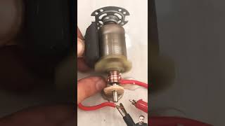 How to make energy DC motor 12 volt testing experiment viralshort subscribe my channel [upl. by Zephaniah884]