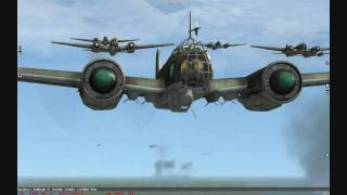 Battle of Britain II massed air battle footage [upl. by Tezile46]