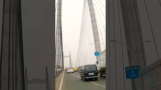 Hugli Bridge 🌉🌉 Medinipur Jaoyar Somoy baiker vlog reels baike travel [upl. by Epilihp]