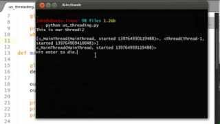 Python threading 03 Terminating a Thread [upl. by Smitty]