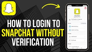 How to Login to Snapchat Without Verification Code Easy [upl. by Hanafee92]