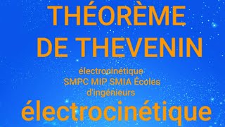 Théorème de Thevenin ex1 exercice résolu délectrocinétique [upl. by Hilel]